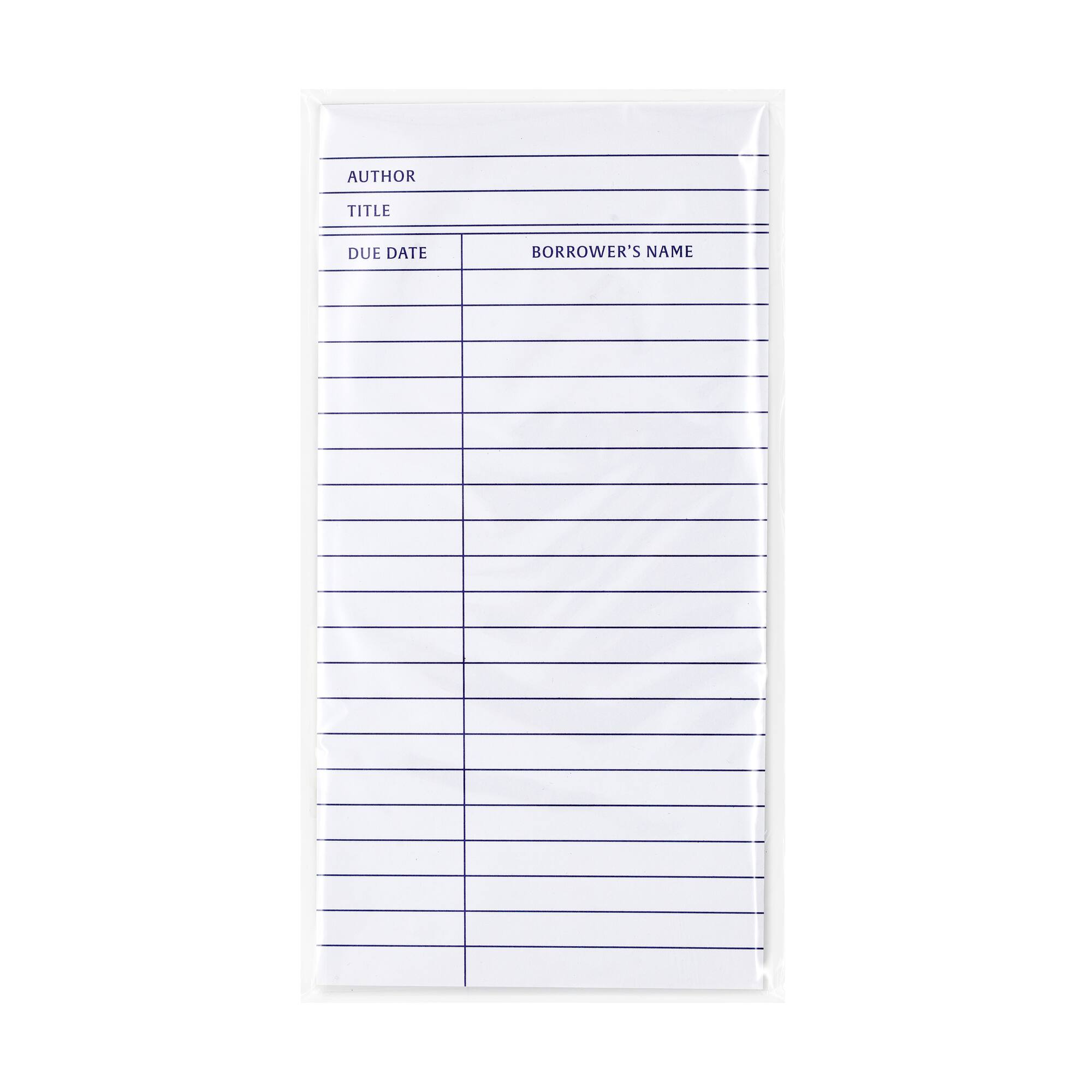 Assorted 4" x 8" Bookish Magnetic Notepad, 1pc. by Fab Finds